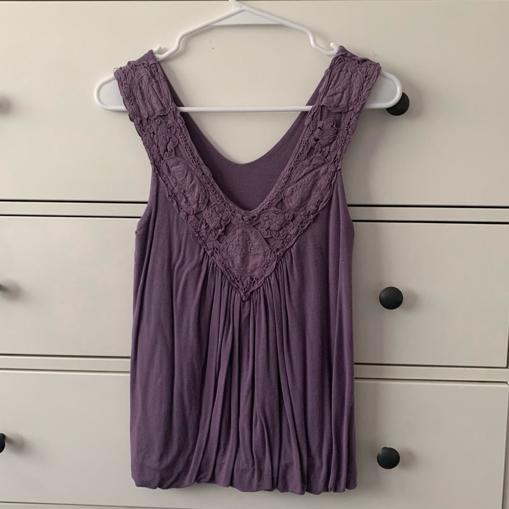 Flowy Purple Tank Top